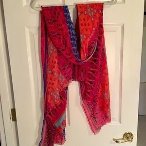 Pink Tribal Scarf